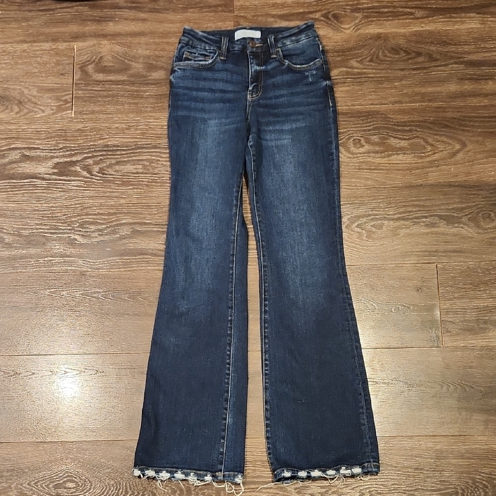 ❤️ NWOT! VERVET RESTRUCTURE HIGH RISE RELAXED FLARE JEANS, 00 (24) - Picture 6 of 13